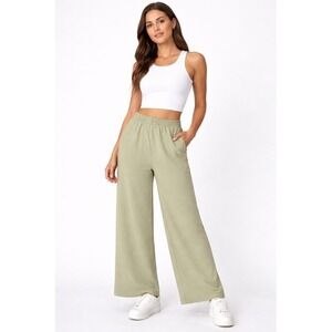 The Drop Monetmichael Sage Green Wide Leg Lounge Pants M NWT